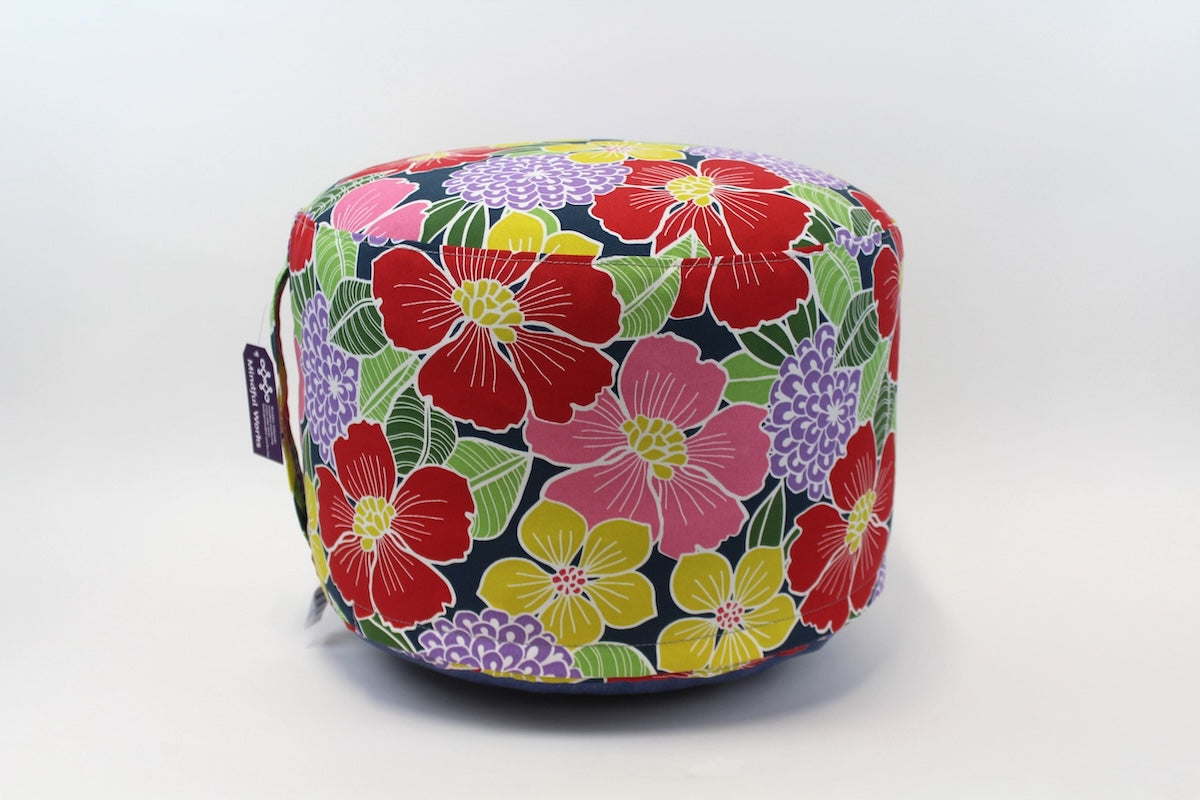 Aloha Bloom Outdoor Pouf - Medium