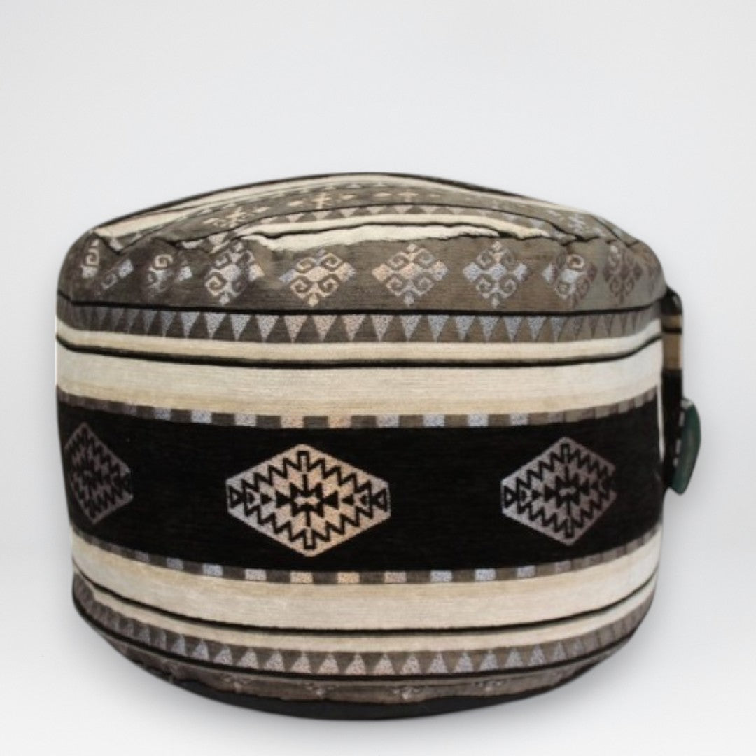 Aztec Diamond Pouf – Large