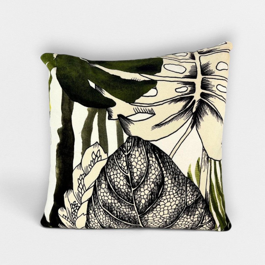 Botanical Sketch Throw Pillow