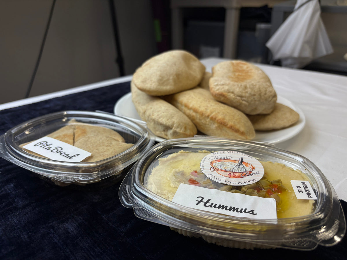 Protein Packed Hummus and Pita Bread