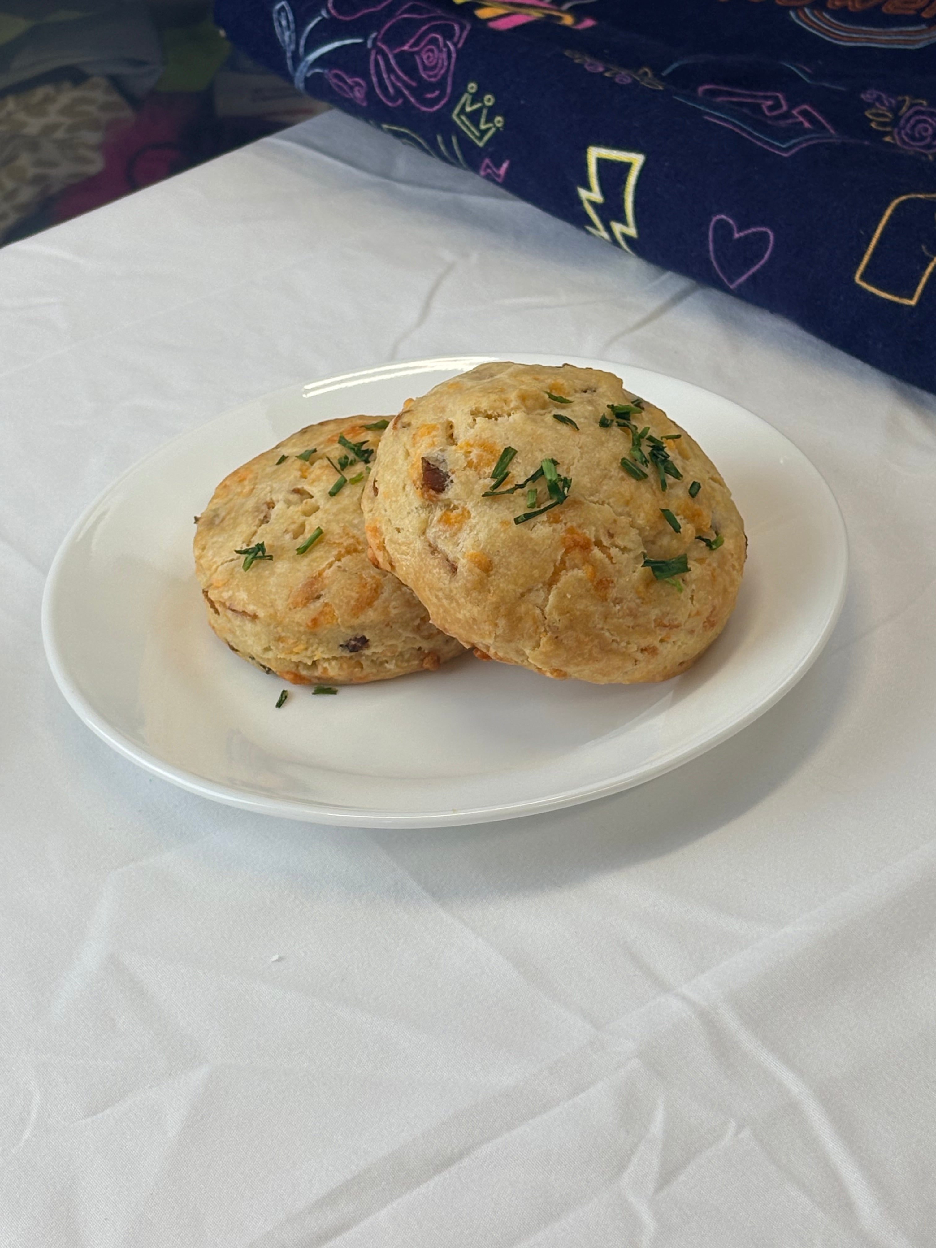 Bacon, Cheddar, and Chives Scones