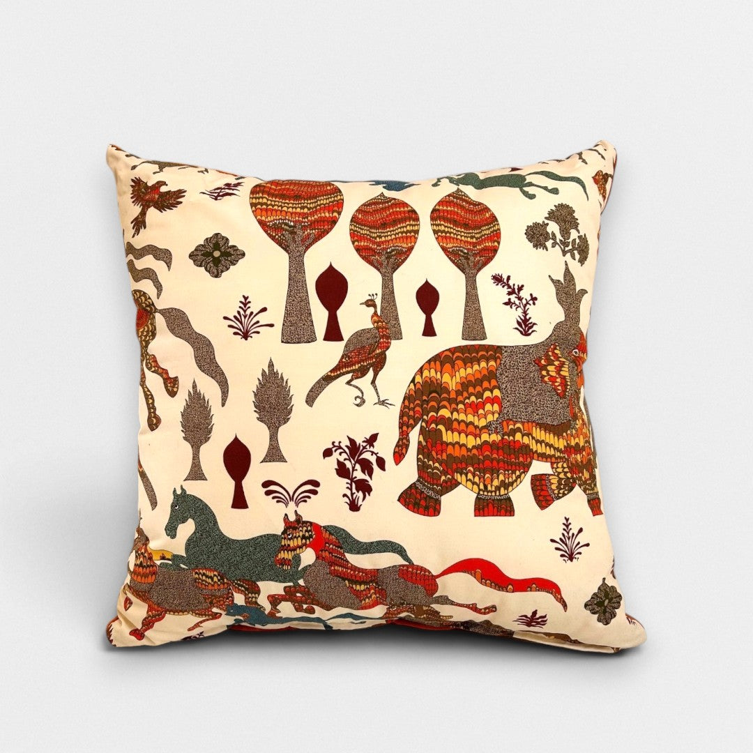 Storybook Safari Throw Pillow