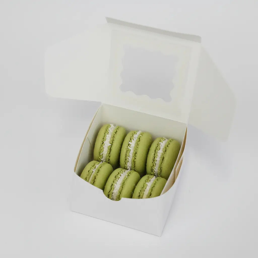 Coconut Lime Bliss Macarons