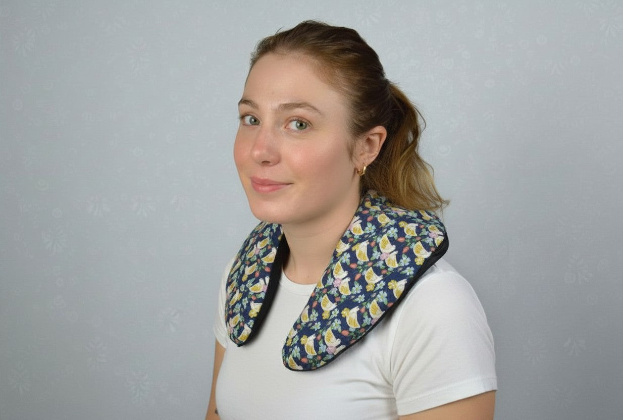 Custom Fabric Made Neck Wrap for Relaxation